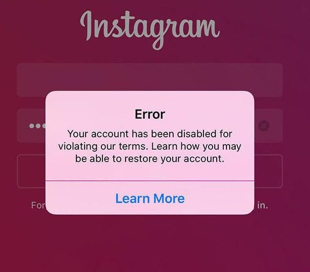 Instagram kena suspend